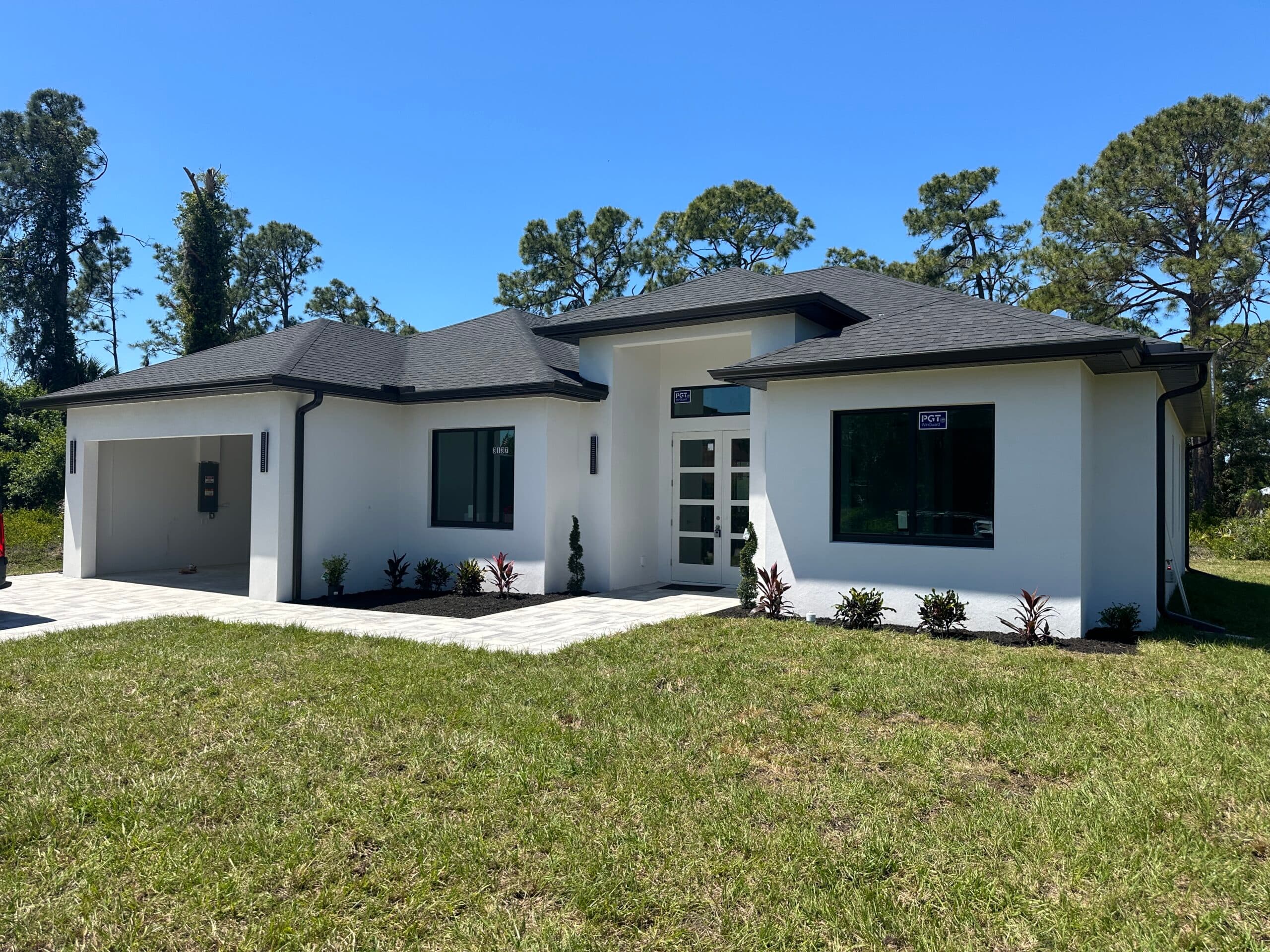 Premium copper gutter accent installation on luxury home in Sarasota FL