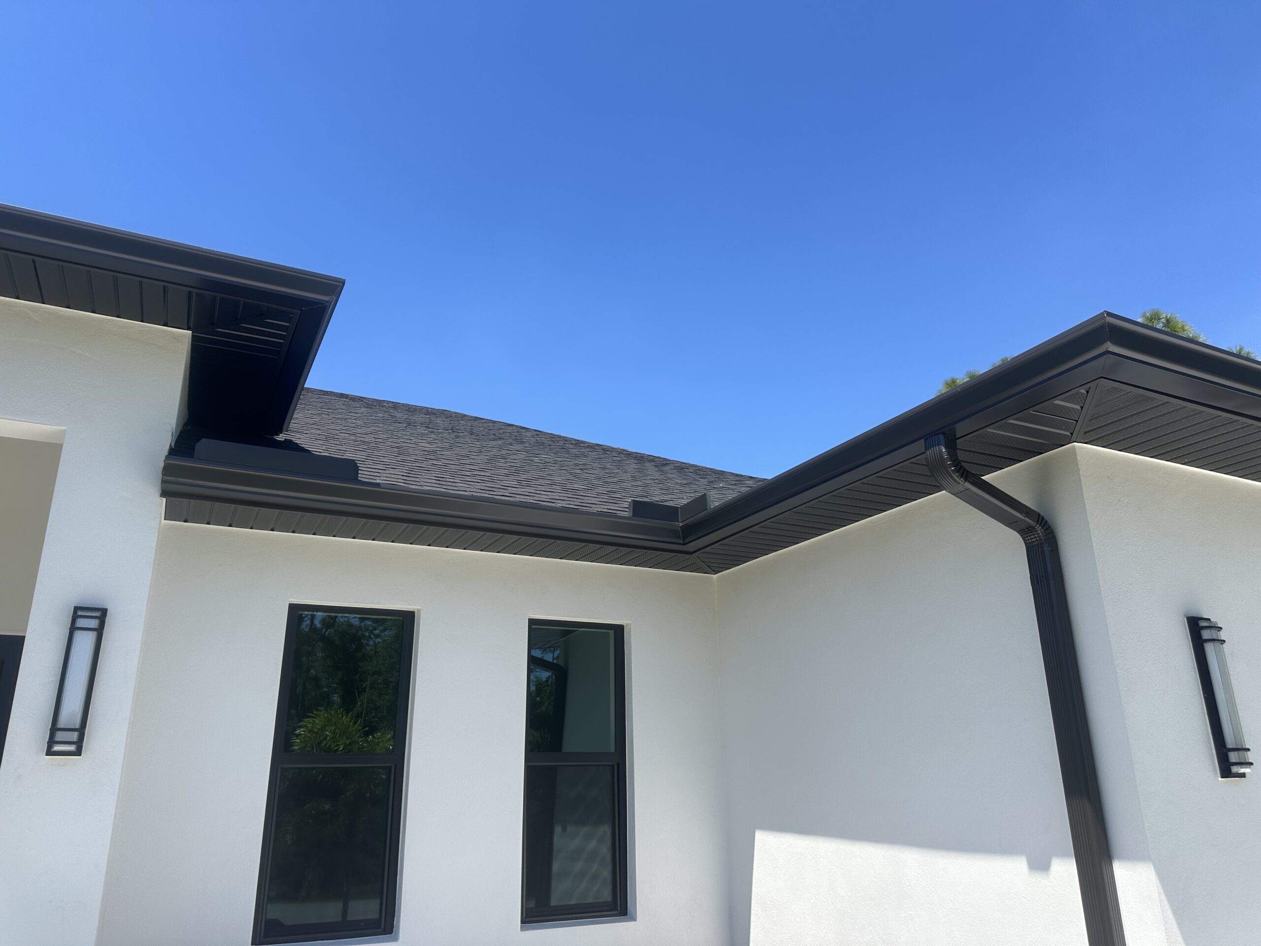 Commercial gutter installation